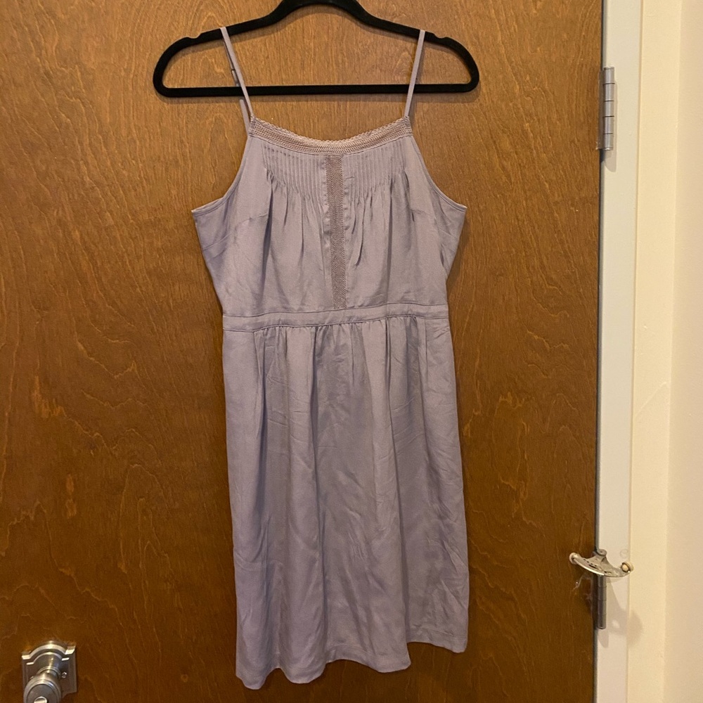 MADEWELL 100% SILK DRESS WITH POCKETS